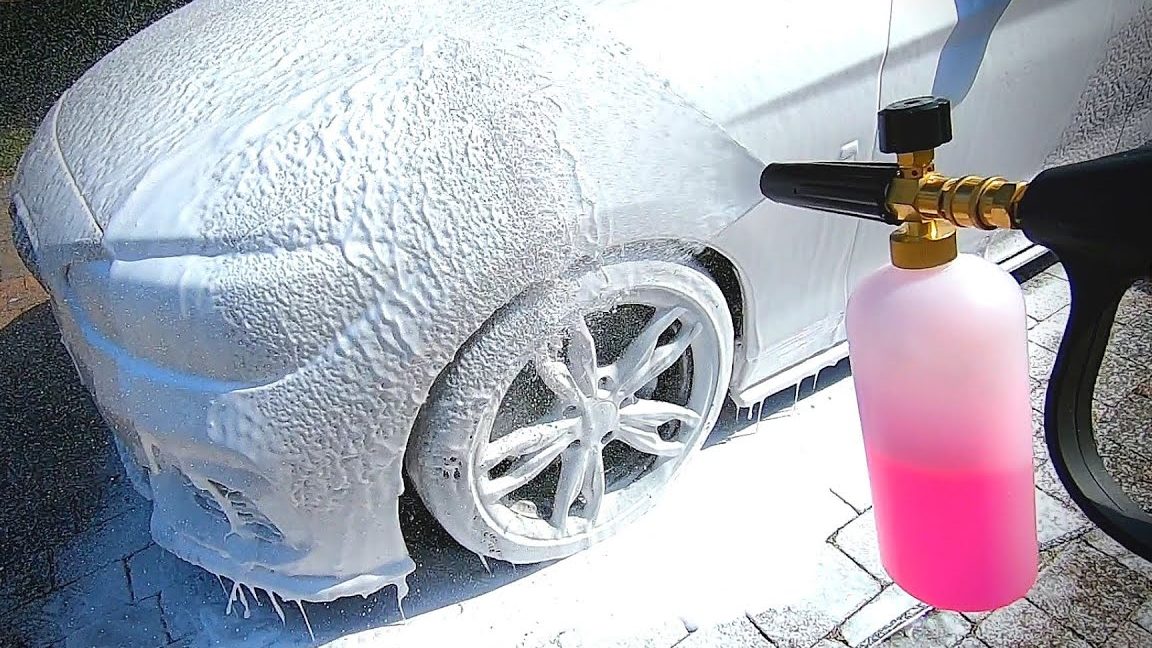 Car Snow wash 1 car snow wash